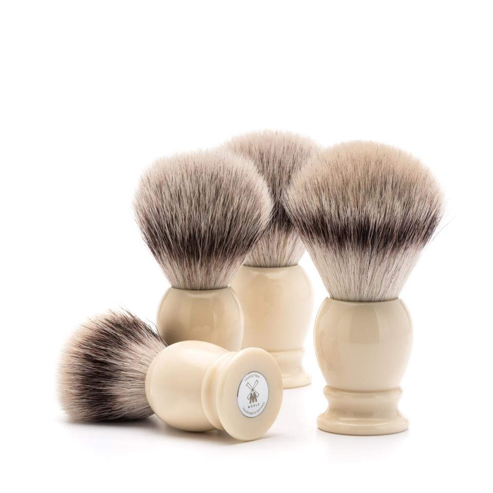 Mühle Barberkost Silvertip Badger Classic Resin Ivory-L