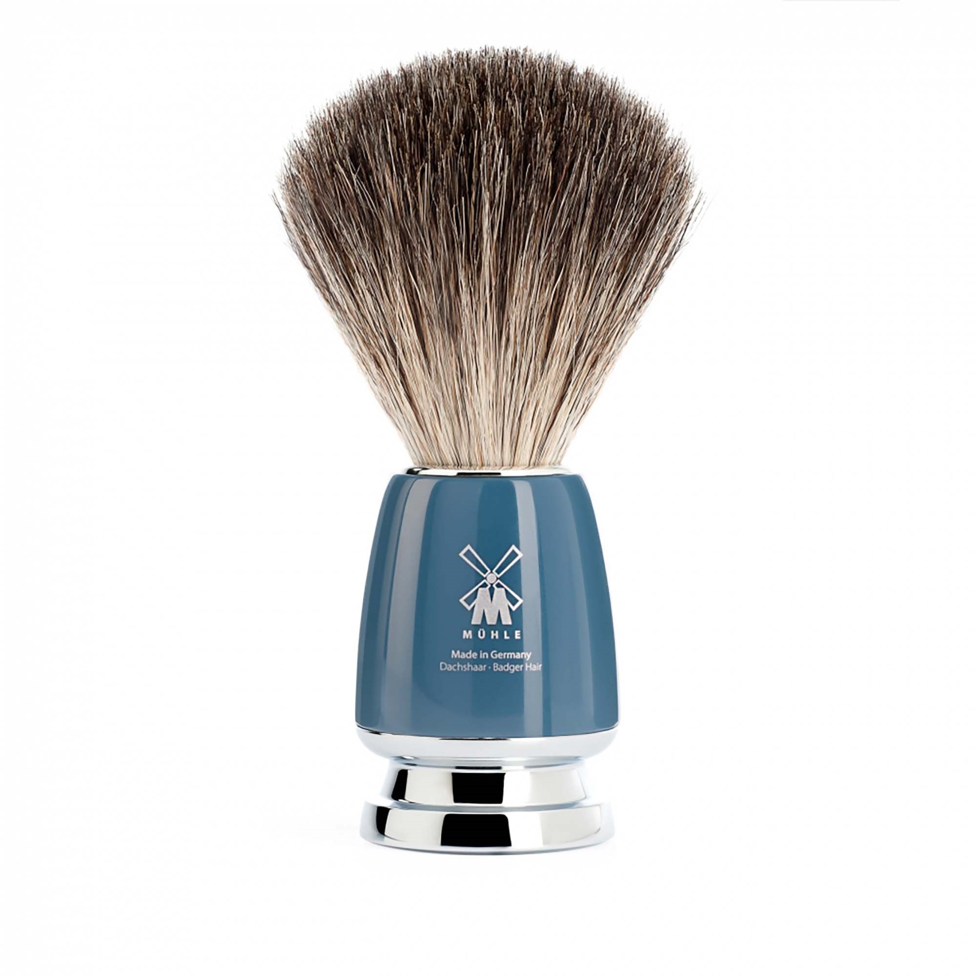 Mühle Mühle Rytmo Pure Badger Shaving Brush Petrol Blue parfym