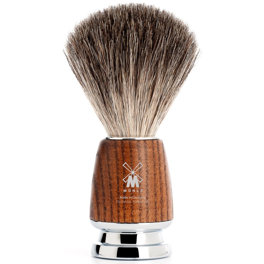 Bilde av Mühle Rytmo Shaving Brush Ash Steamed Pure Badger