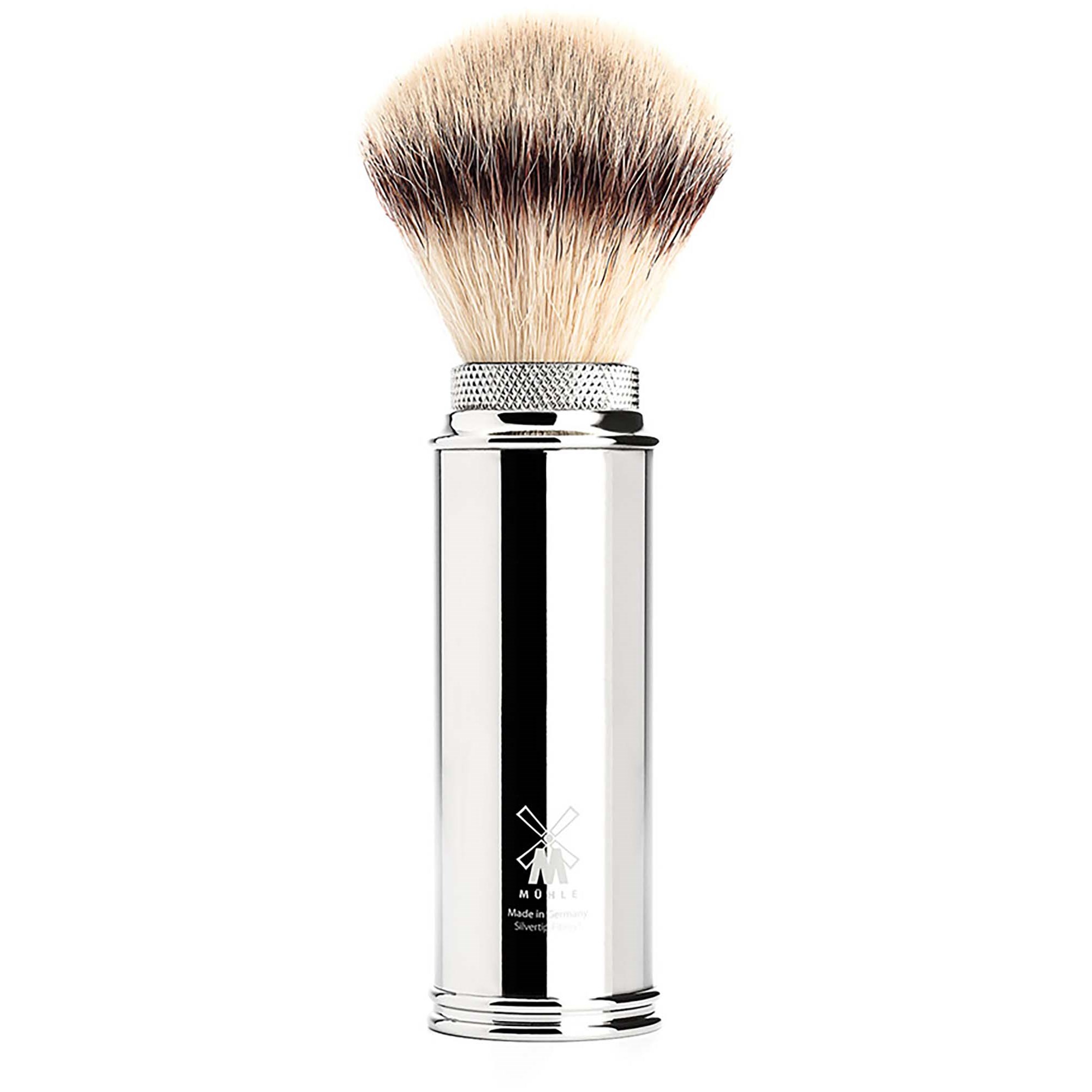 Mühle Mühle Syntetisk Reserakborste Chrome Silvertip parfym