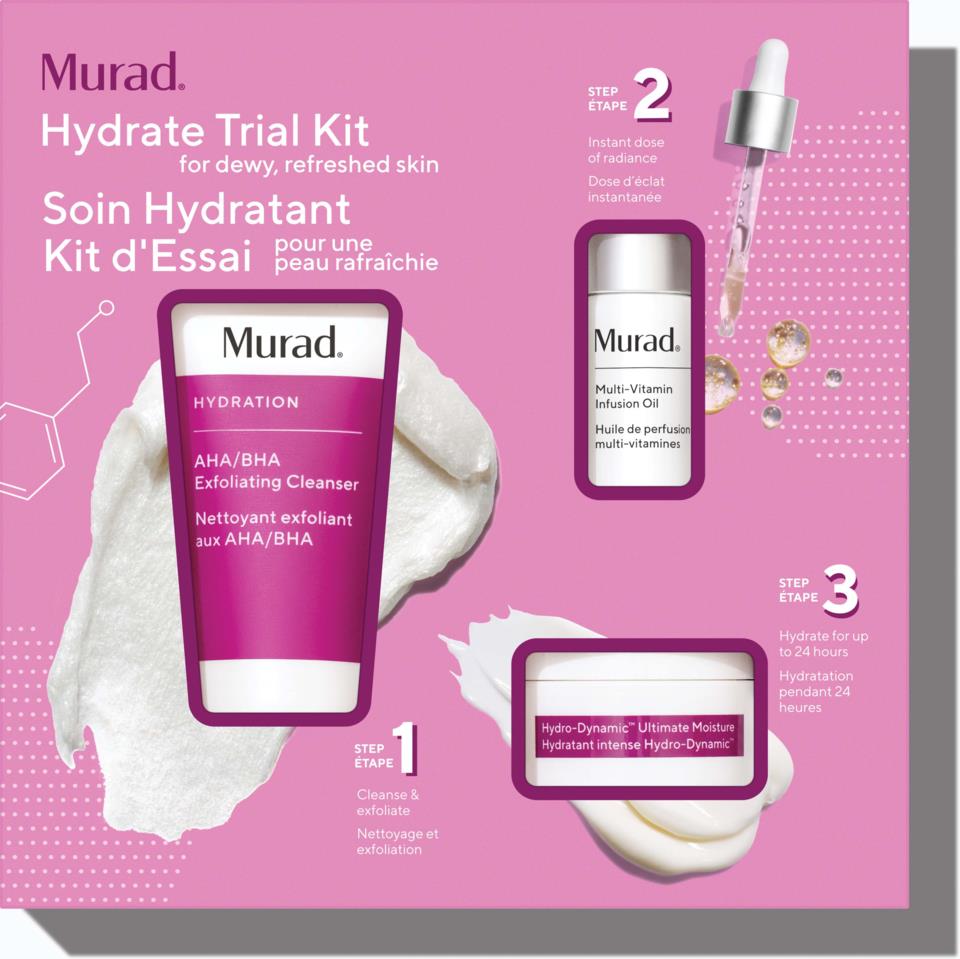 Murad Hydrate Trial Kit For Dewy, Refreshed Skin