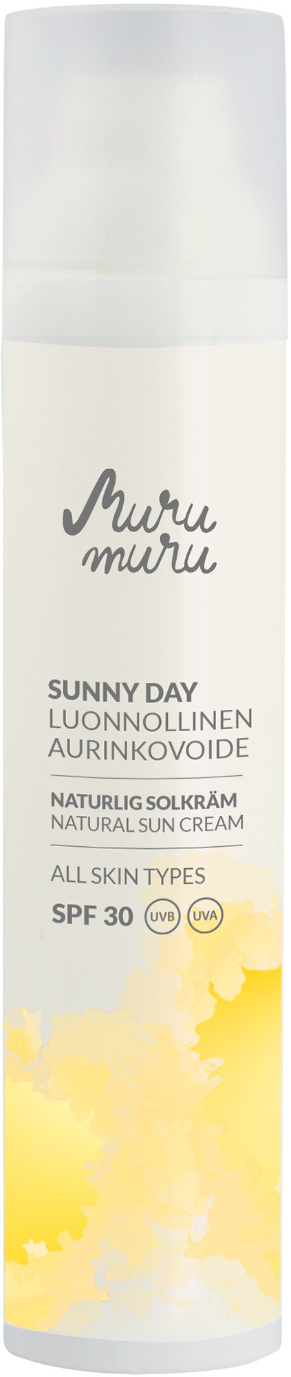 Murumuru Sunny Day Natural SPF 30 Sun Cream 100 ml