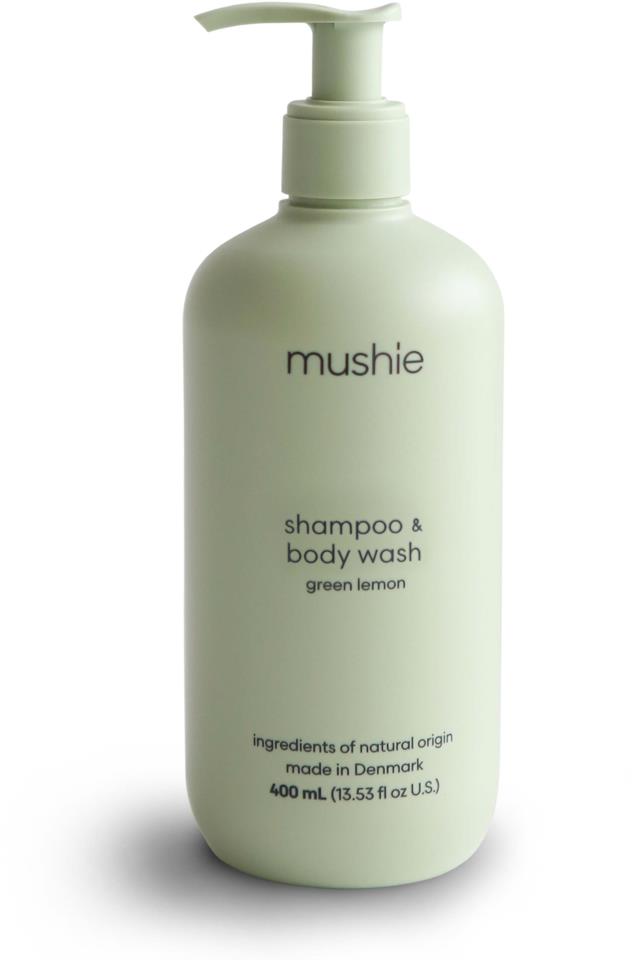 Mushie Baby Shampoo & Body Wash Green Lemon (Cosmos) 400 ml