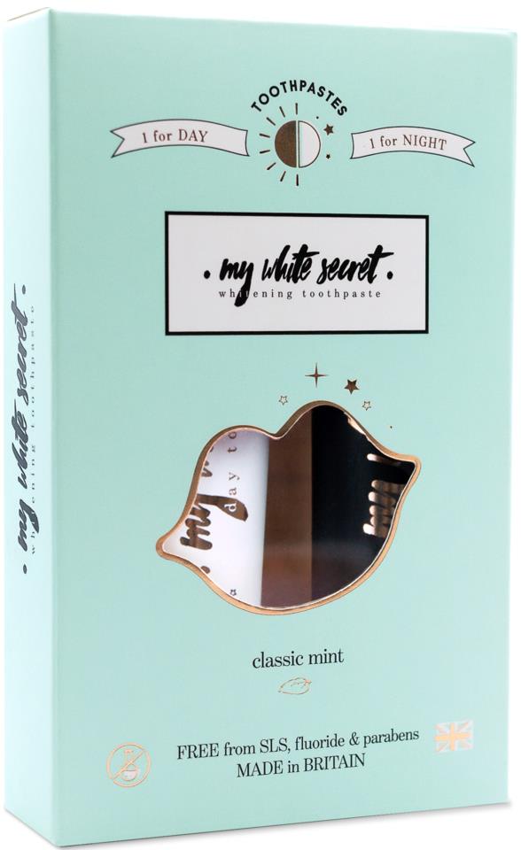 My White Secret Day & Night whitening toothpaste large pack