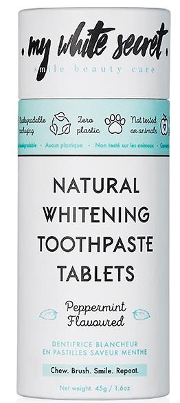 My White Secret Natural Whitening Toothpaste Tablets 60 stk