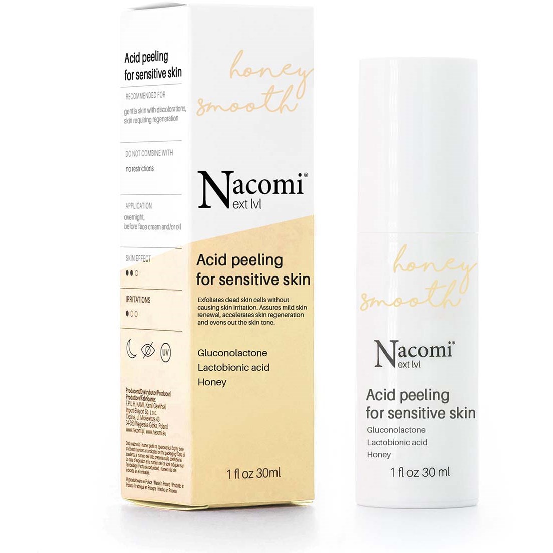 Läs mer om Nacomi Acid exfoliator for sensitive skin 30 ml