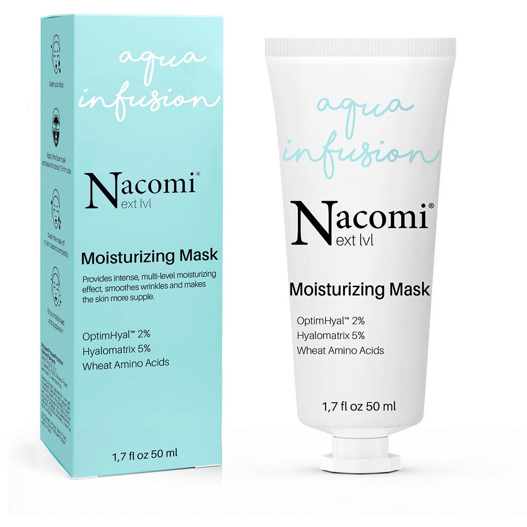 Läs mer om Nacomi Aqua infusion - Moisturizing Face Mask 50 ml