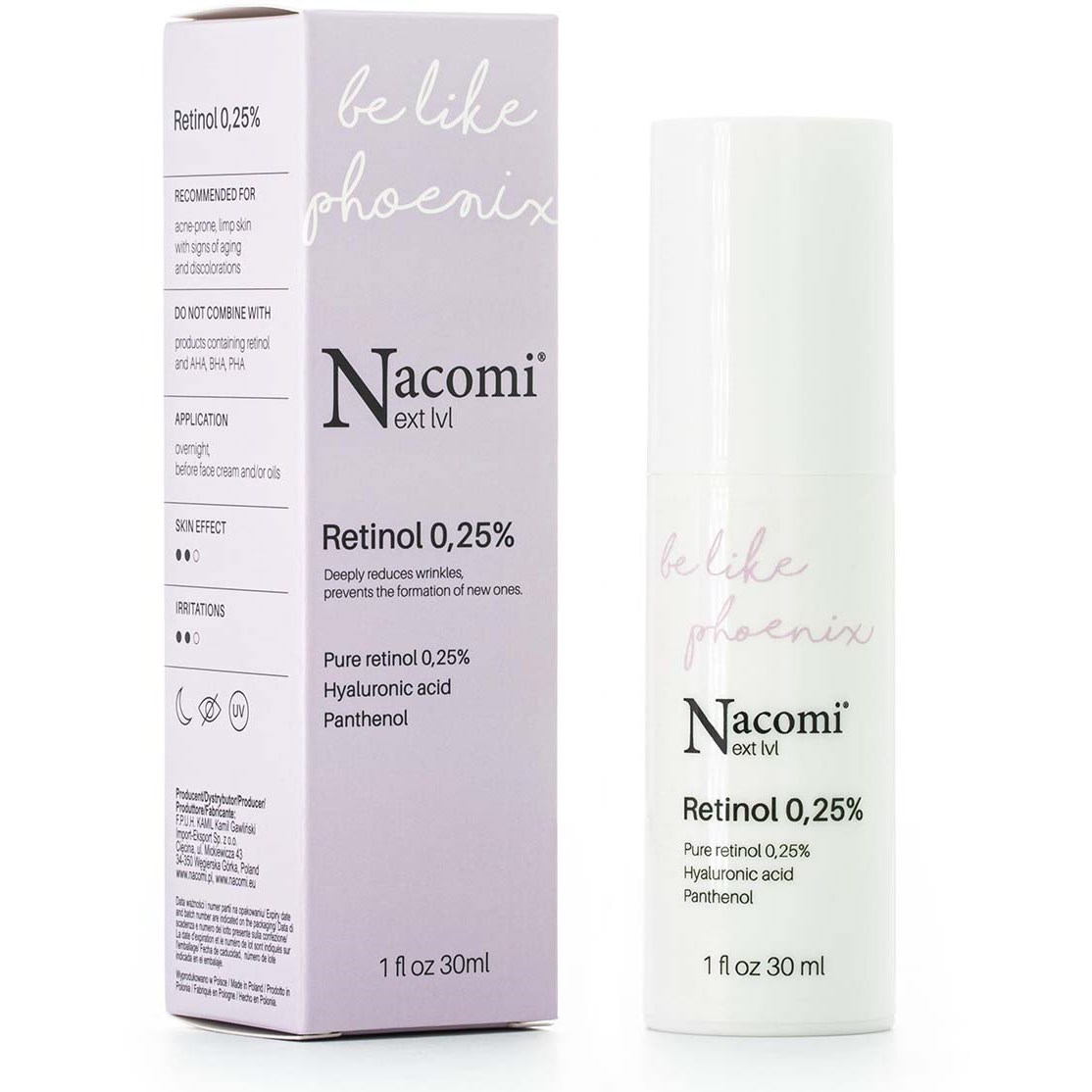 Läs mer om Nacomi Be Like Phoenix Retinol 0,25% 30 ml