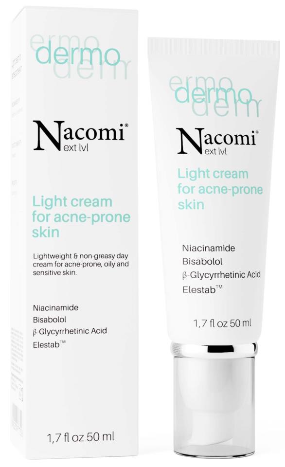 Nacomi Next Level Dermo Light Cream For Acne-Prone Skin 50 ml