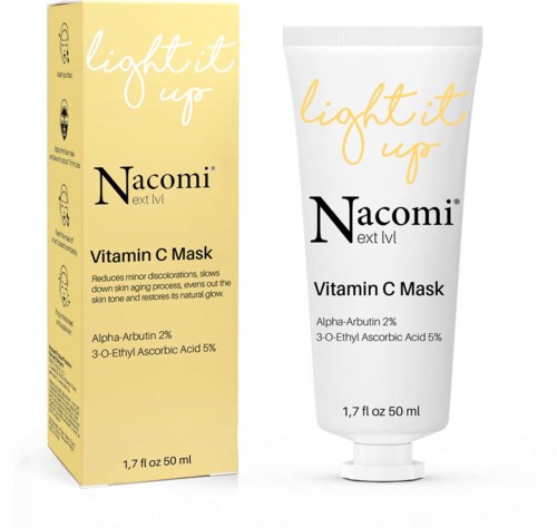 Nacomi Next Level Light it up - Brightening face mask with vitamin C 50 ml