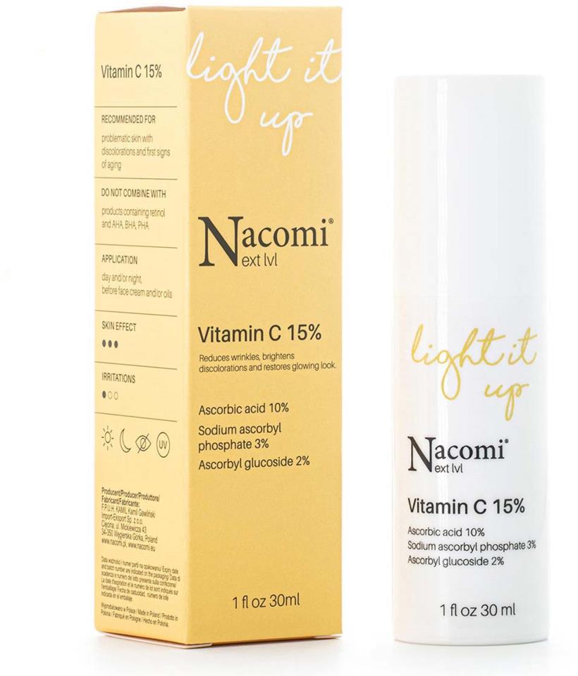 Nacomi Next Level Light It Up Vitamin C 15% 30ml