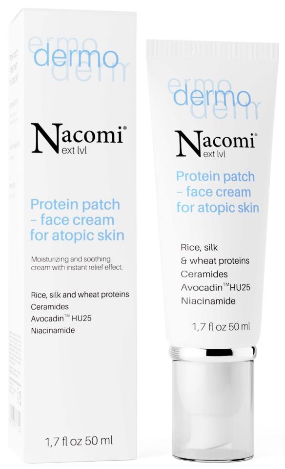 Nacomi Next Level Dermo Protein Patch Face Cream For Atopic Skin 150 ml
