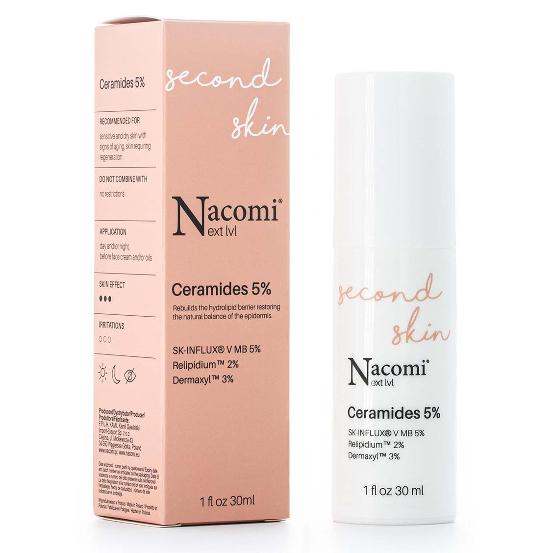 Nacomi Second Skin Ceramides 5% 30 ml