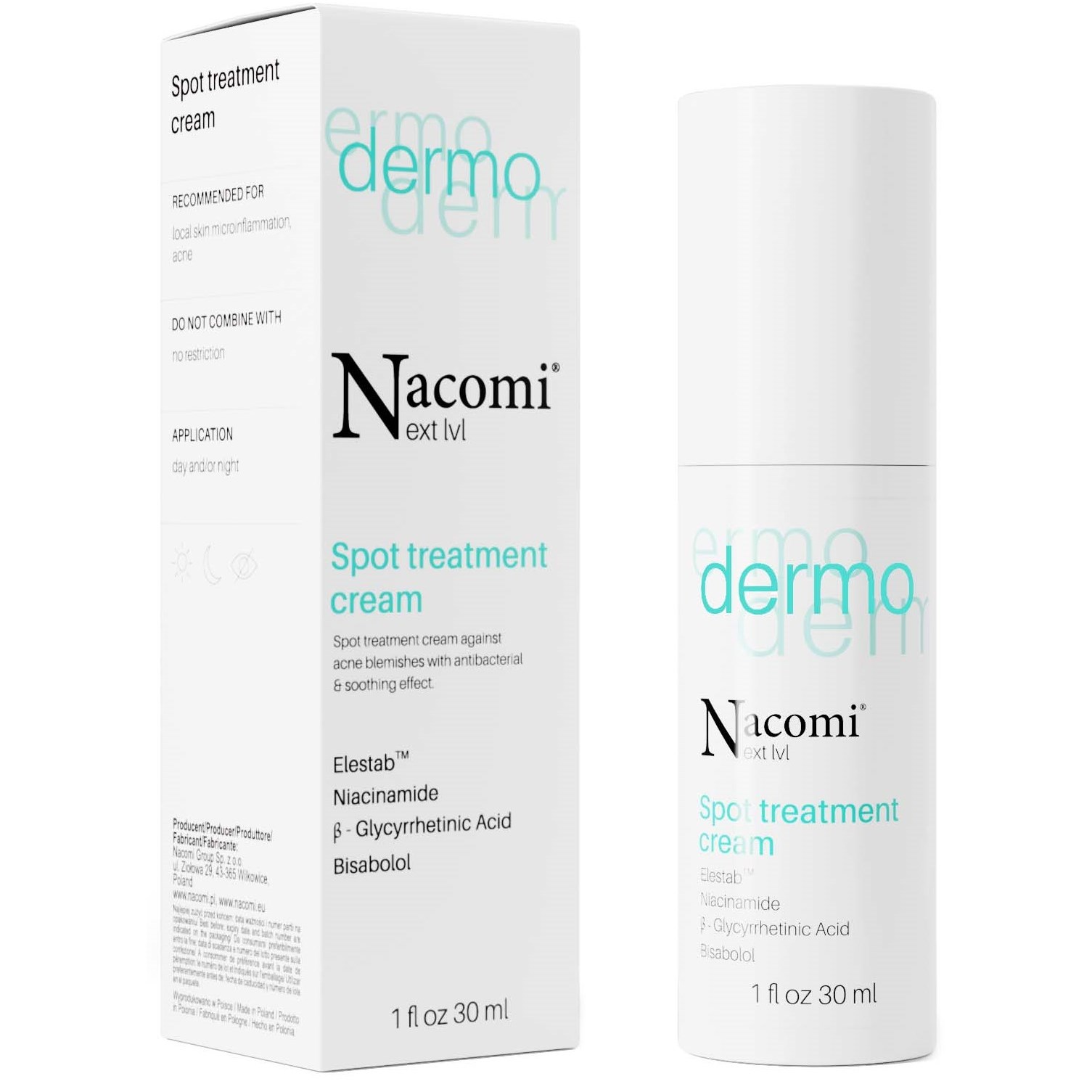 Läs mer om Nacomi Next Level Spot Treatment Cream 30 ml