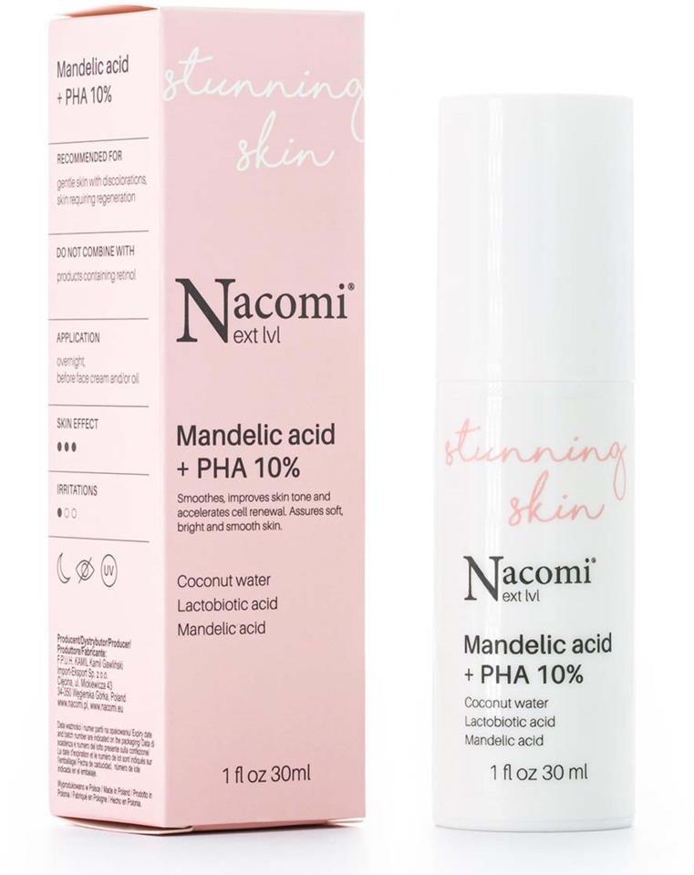 Nacomi Next Level Stunning Skin Mandelic Acid+PHA 10% 30ml
