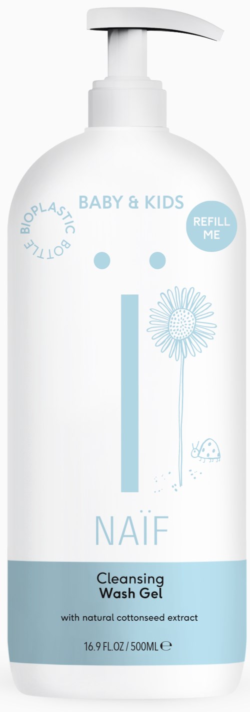 NAÏF Baby & Kids Cleansing Wash Gel 500 ml