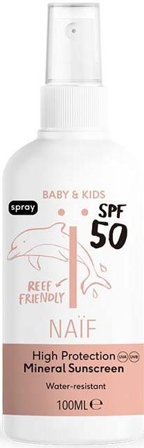 Naif Baby & Kids Mineral Sunscreen Spray SPF50 100 ml