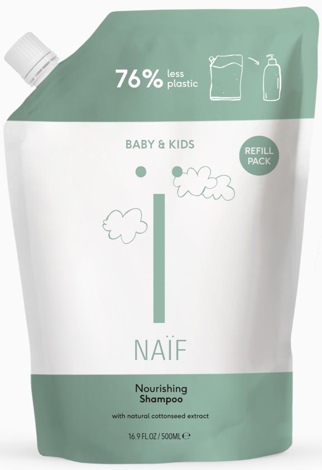 Naïf Baby & Kids Nourishing Shampoo refill 500 ml