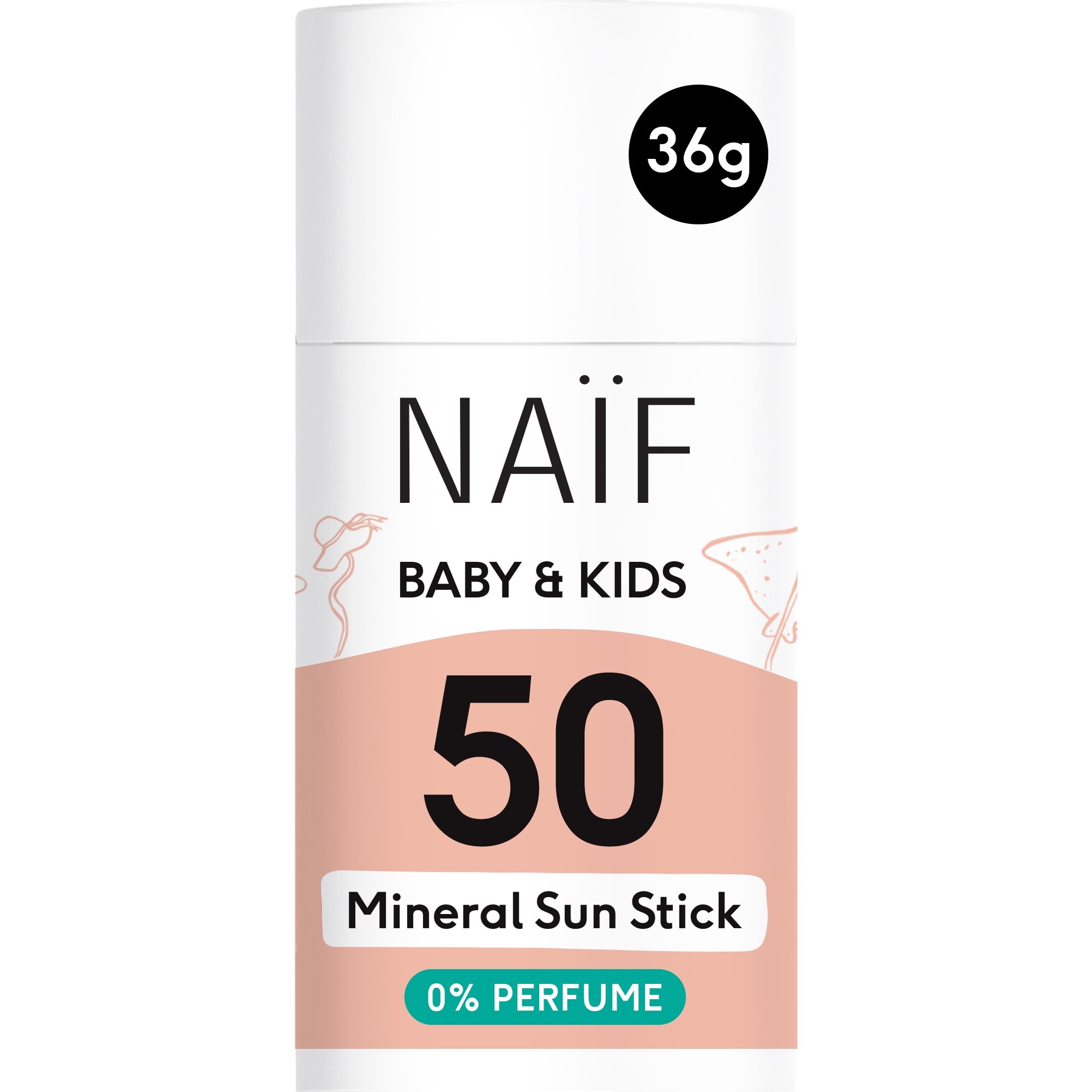 NAÏF Stick Baby&Kids SPF50 No Perfume