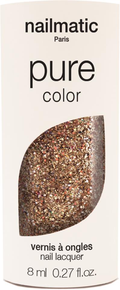 Nailmatic Pure Colour Bonnie Paillettes Or Rose/Pink Gold Gl