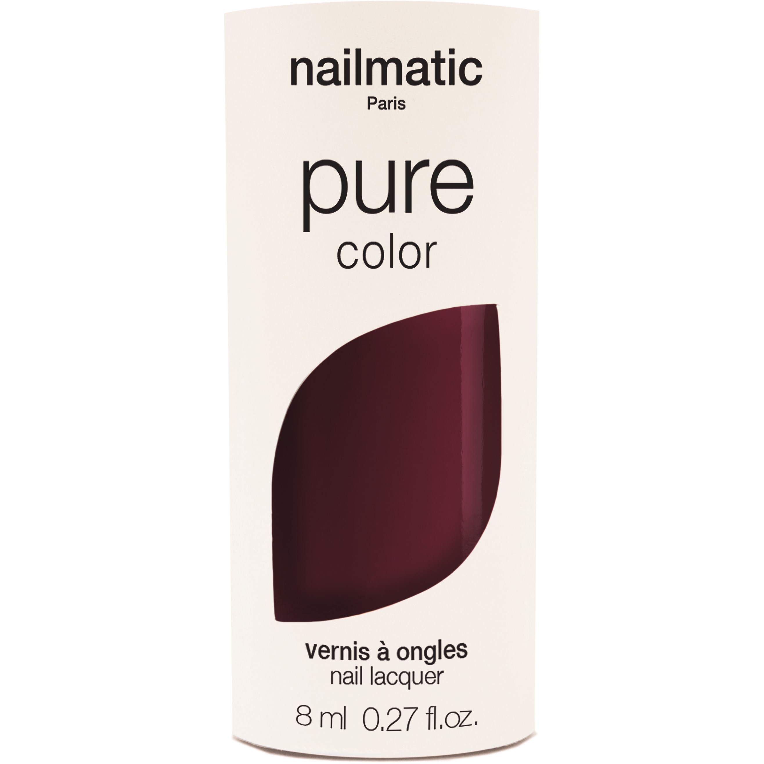 Läs mer om Nailmatic Pure Colour Grace Rouge Noir/Black Red