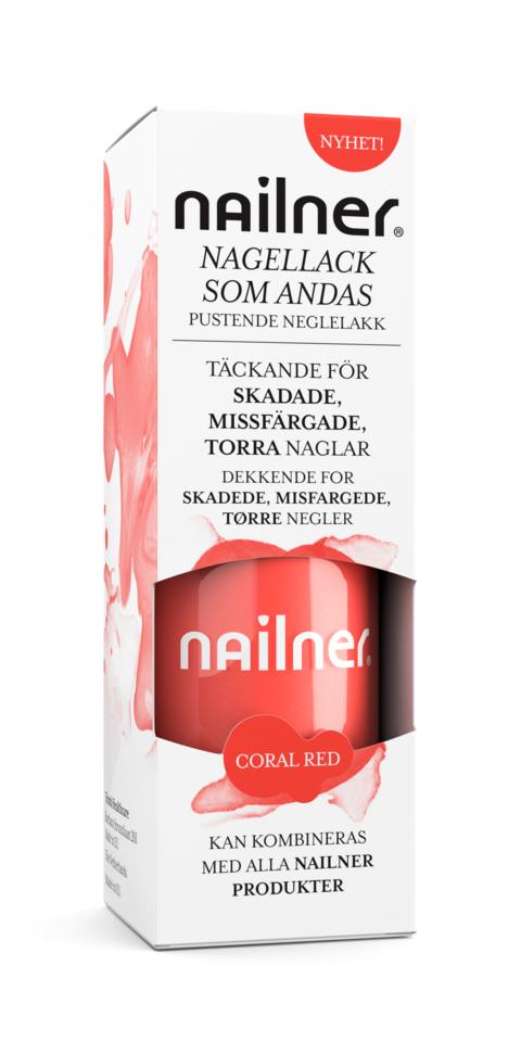 Nailner Nagellack Coral Red 8ml