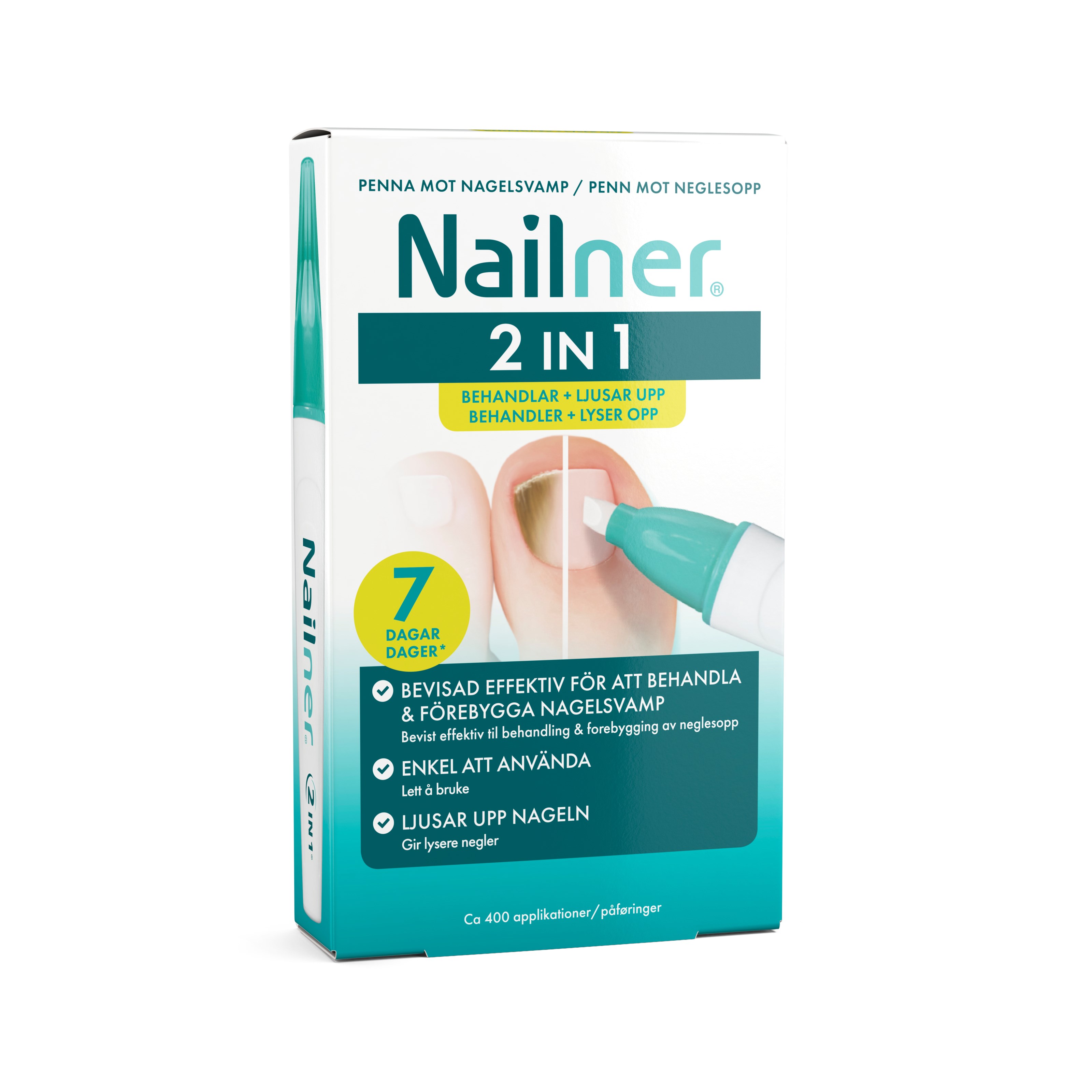 Läs mer om Nailner Nagelsvampsbehandling Penna 2-i-1