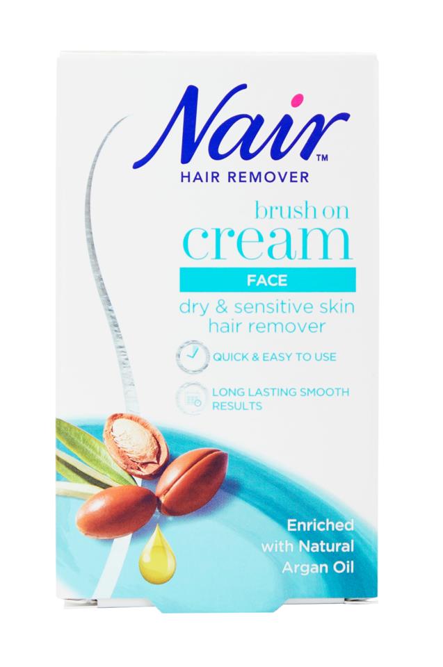 Nair Hair Removal Cream Brush-On Face 50ml