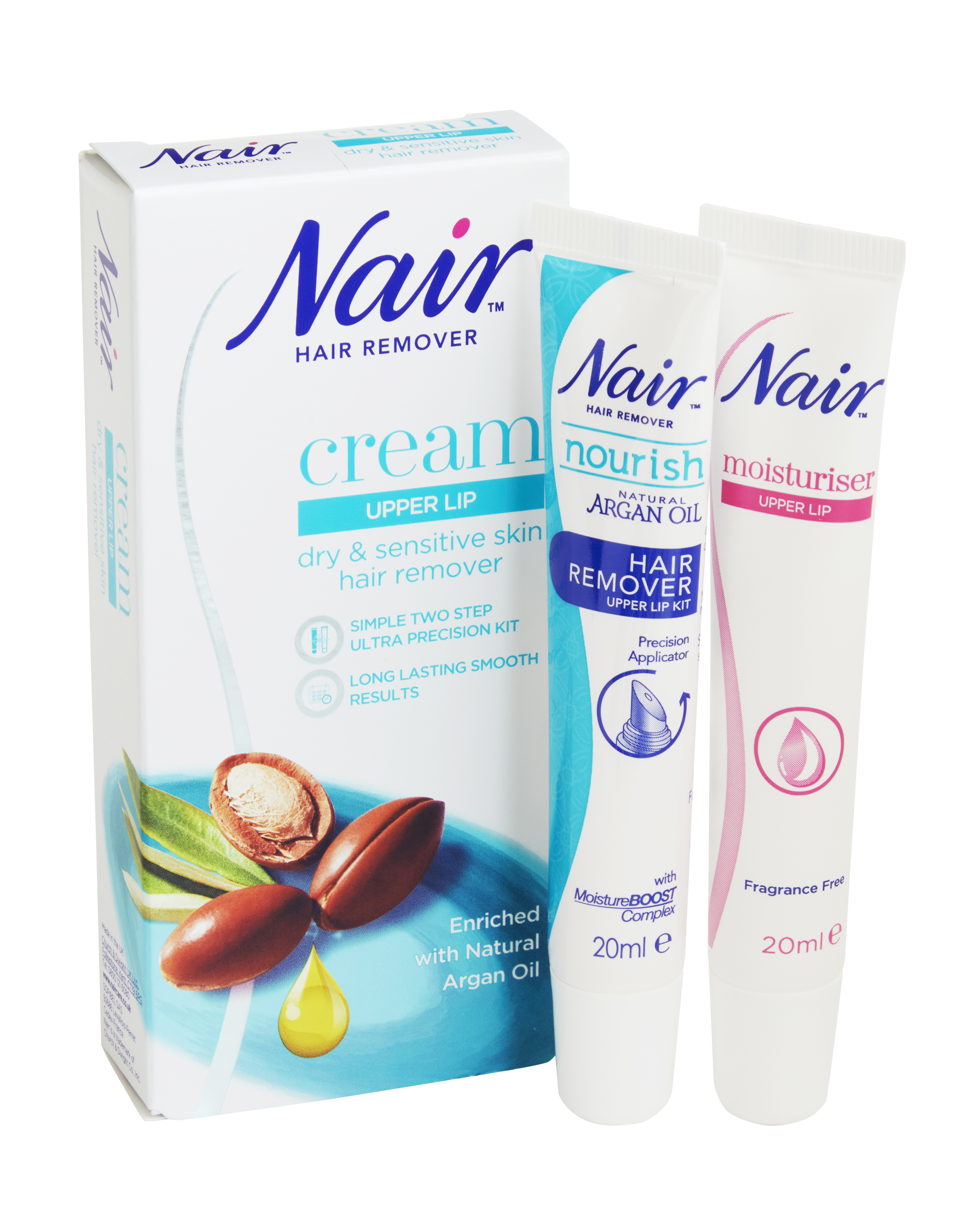 Nair Hair Remover Hair Removal Cream Upper Lip Kit 