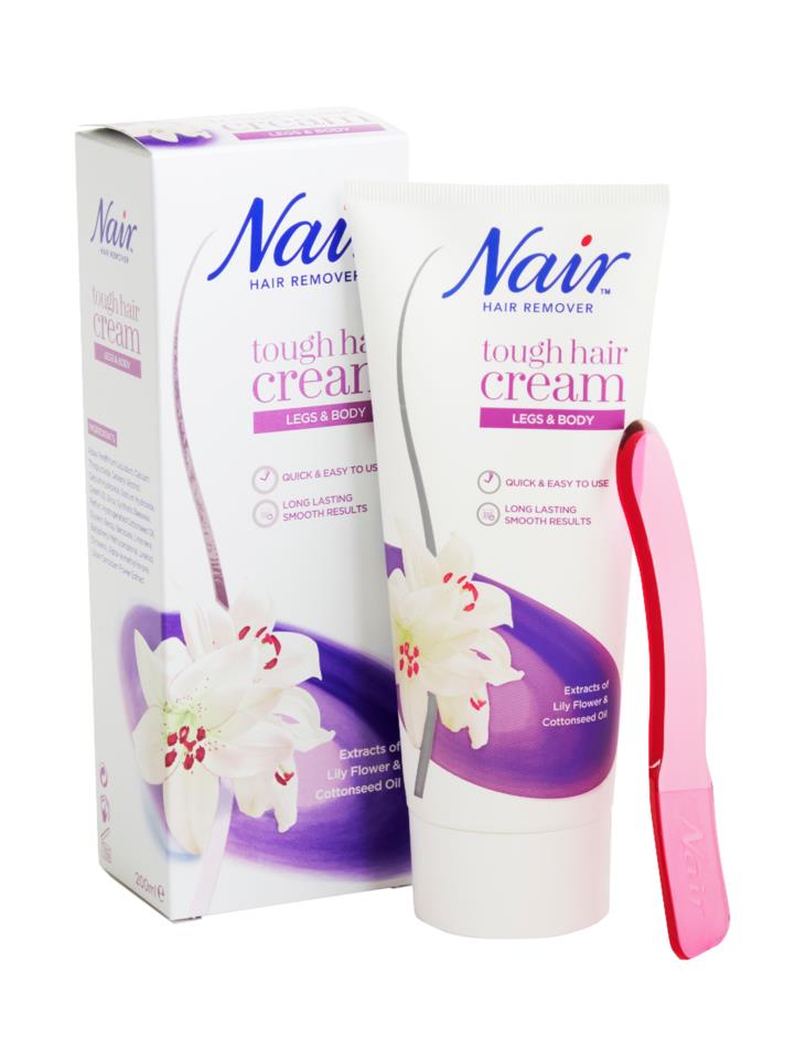 Nair Hair Removal Tough Hair Cream Legs & Body 200ml