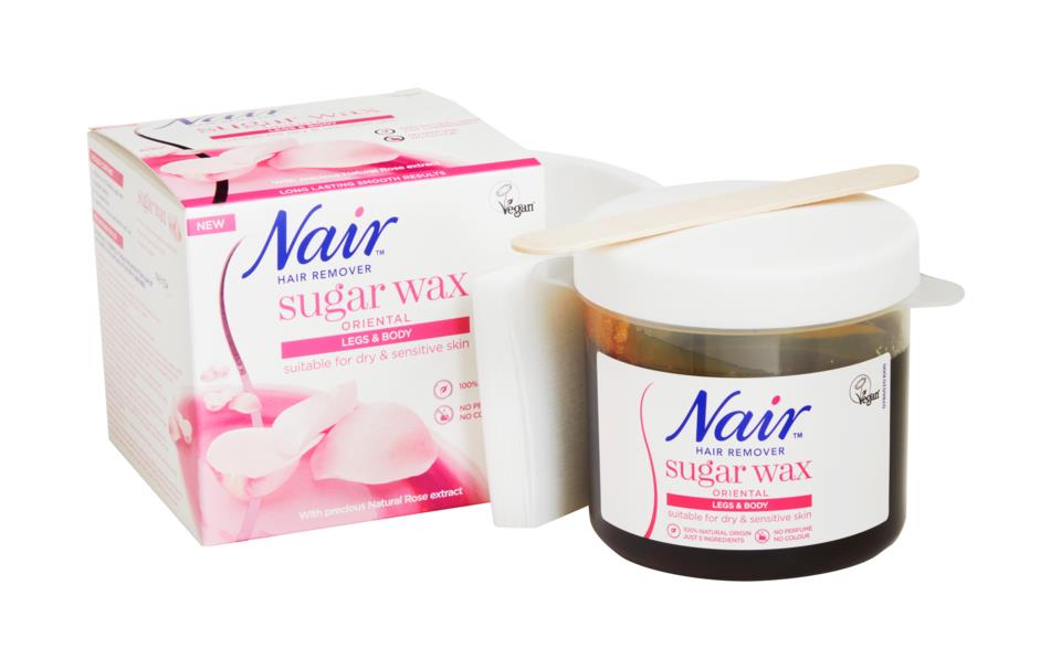 Nair Rose Sugar Hot Wax Legs & Body 350ml