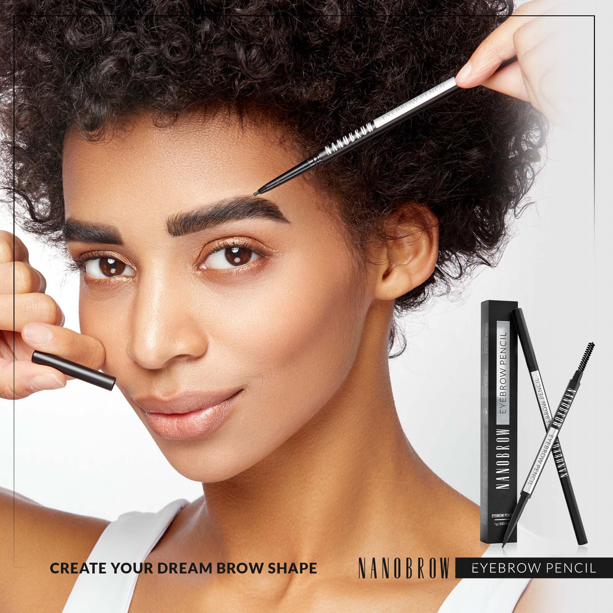 Nanobrow Eyebrow Pencil Dark Brown (obrázok 6)