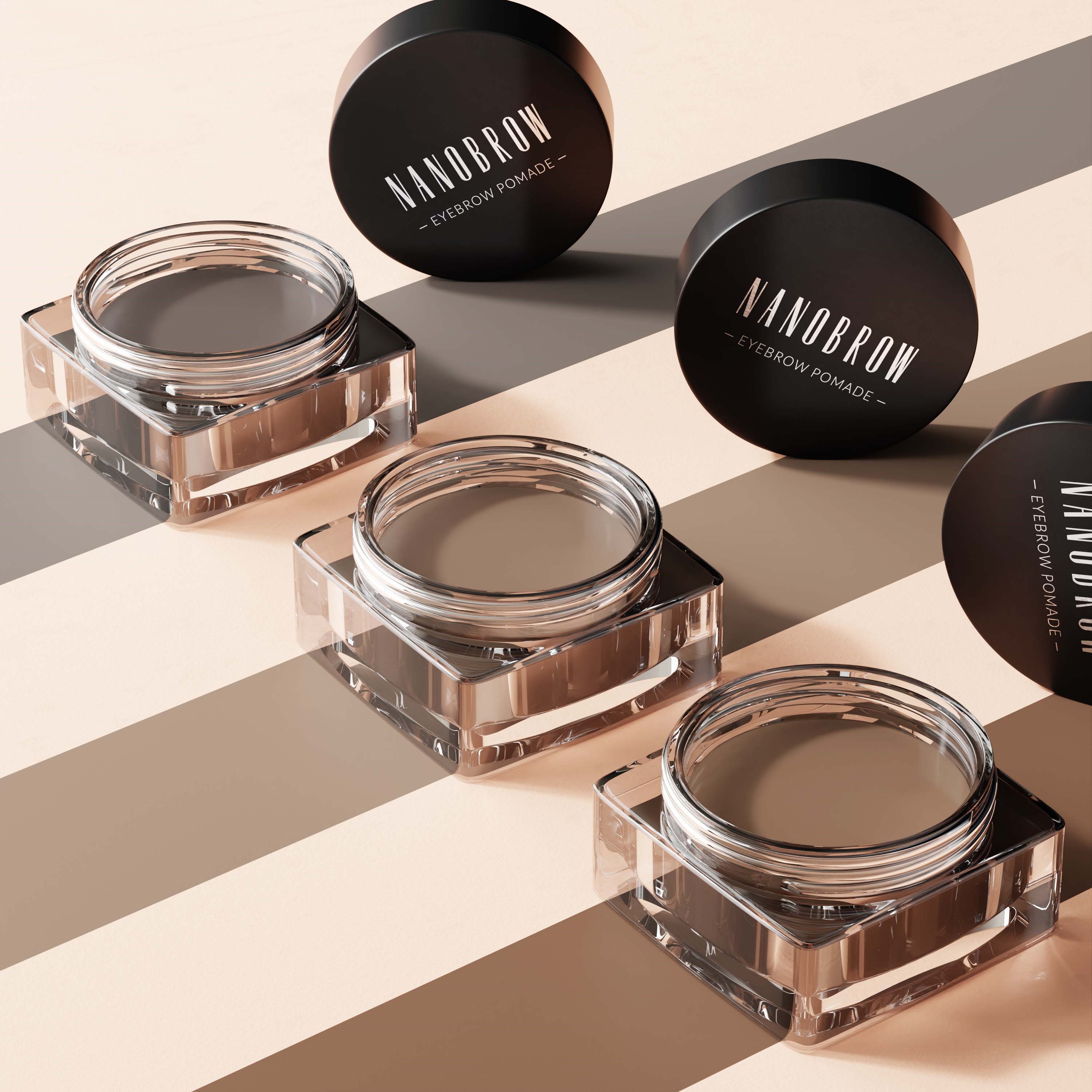Nanobrow Eyebrow Pomade Light Brown (obrázok 5)