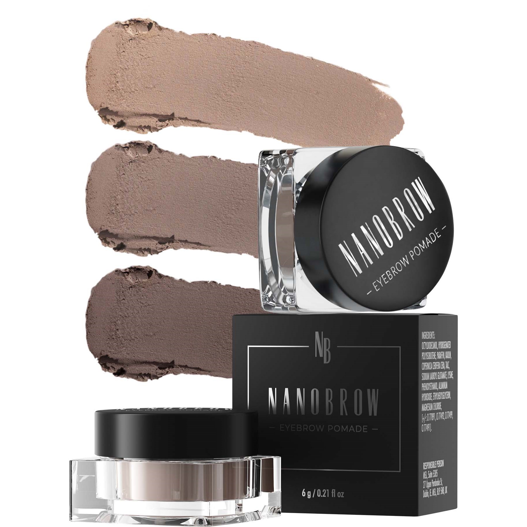 Nanobrow Eyebrow Pomade Medium Brown (obrázok 3)