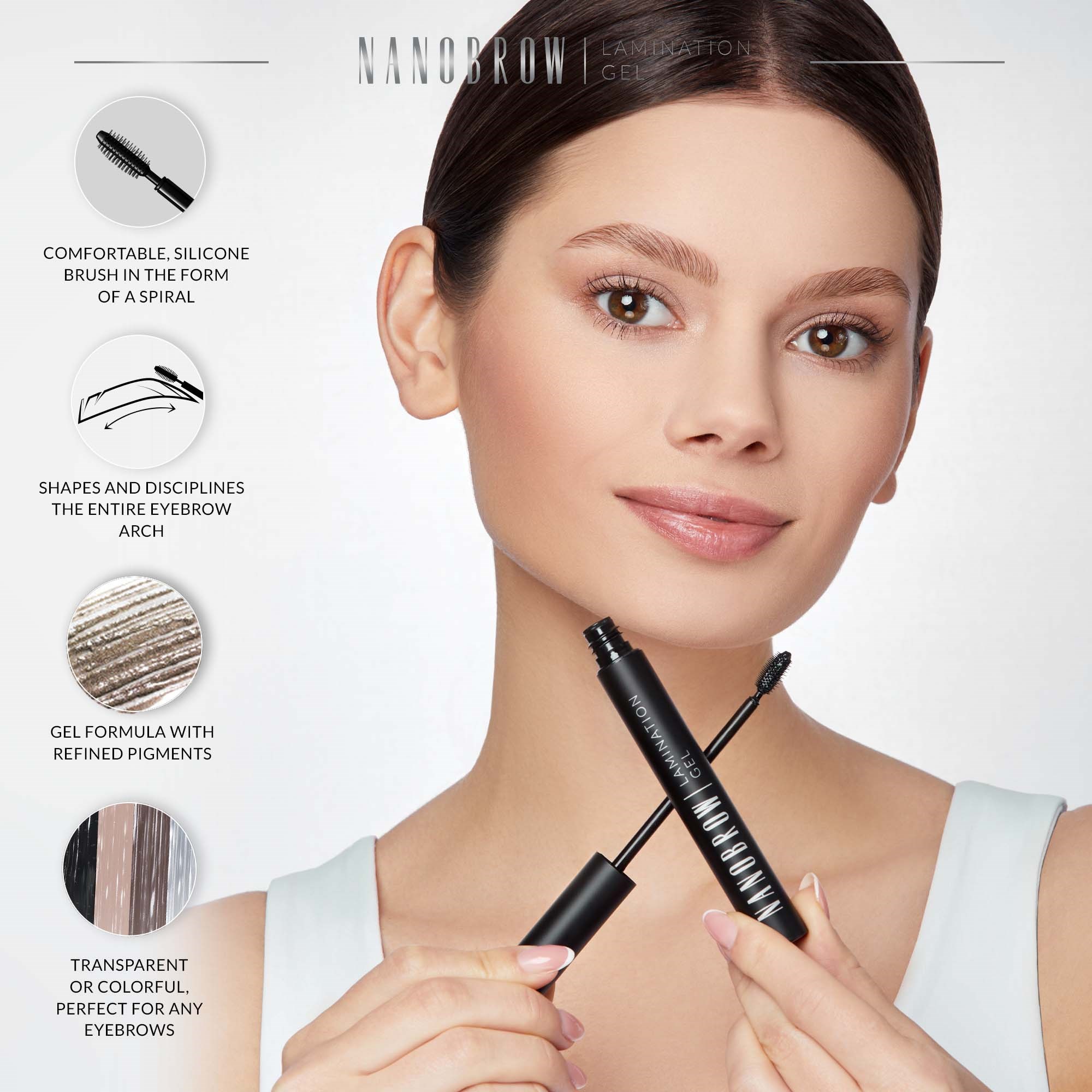 Nanobrow Lamination Gel Transparent (obrázok 5)