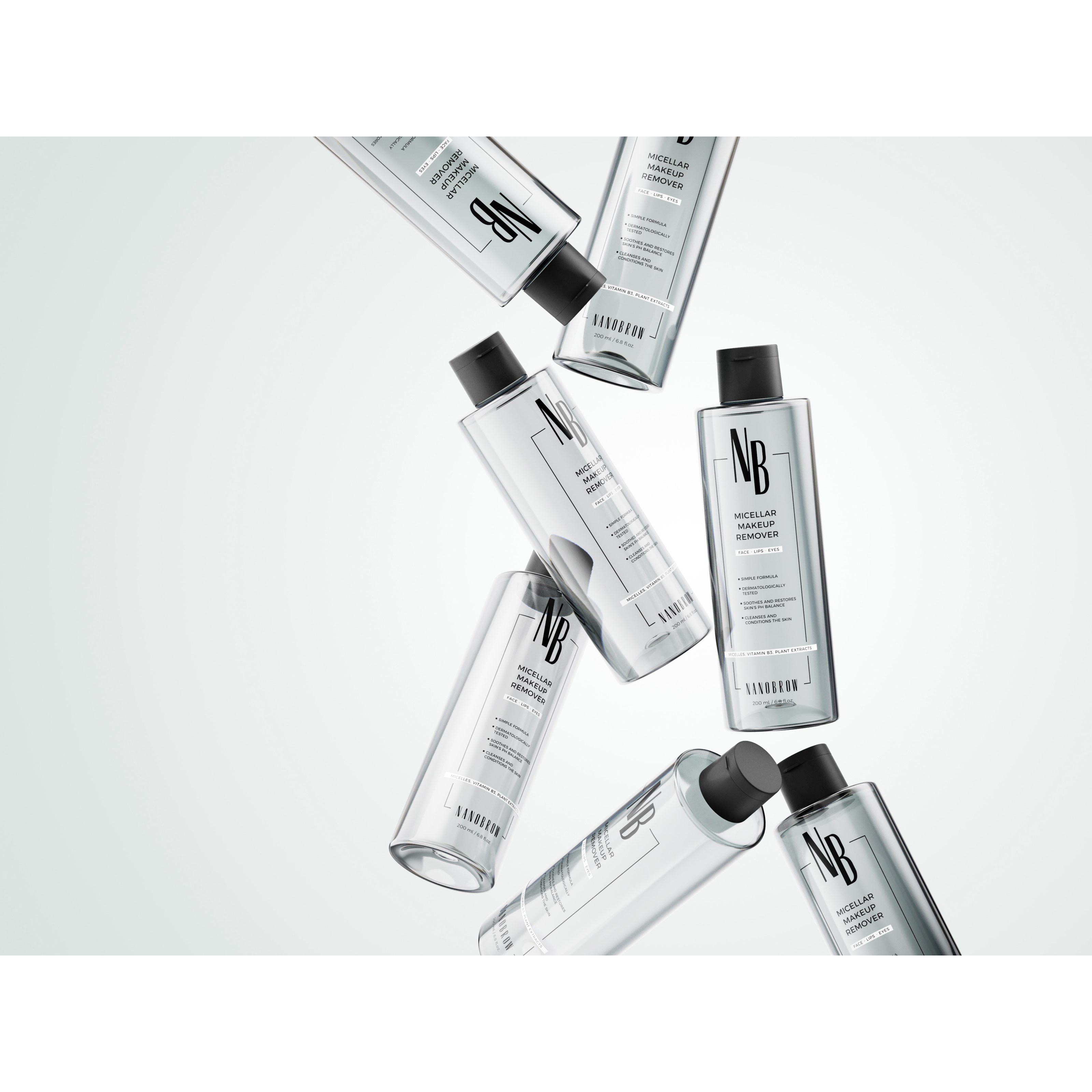 Nanobrow Micellar Makeup Remover 200 ml (obrázok 3)