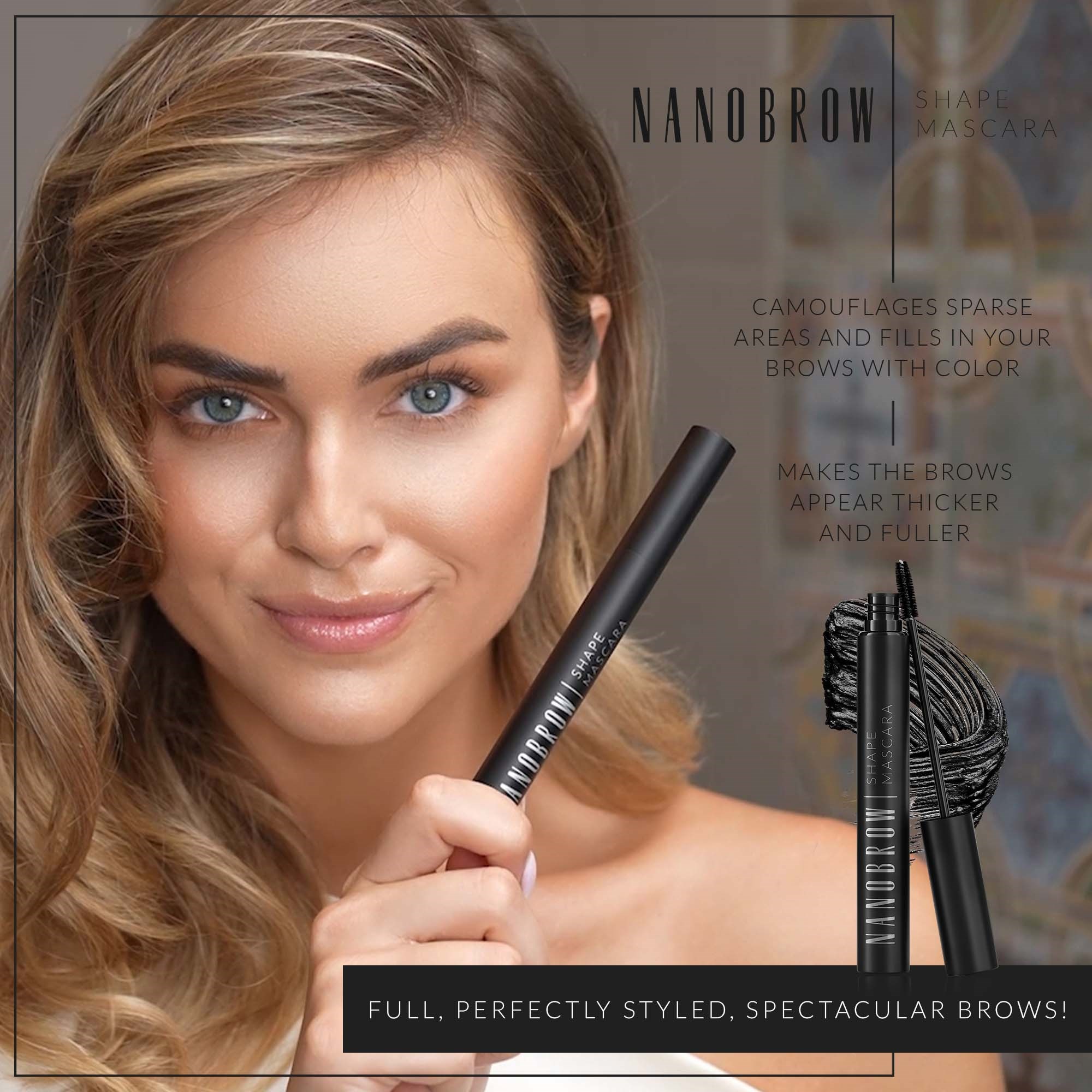 Nanobrow Shape Mascara Black (obrázok 4)