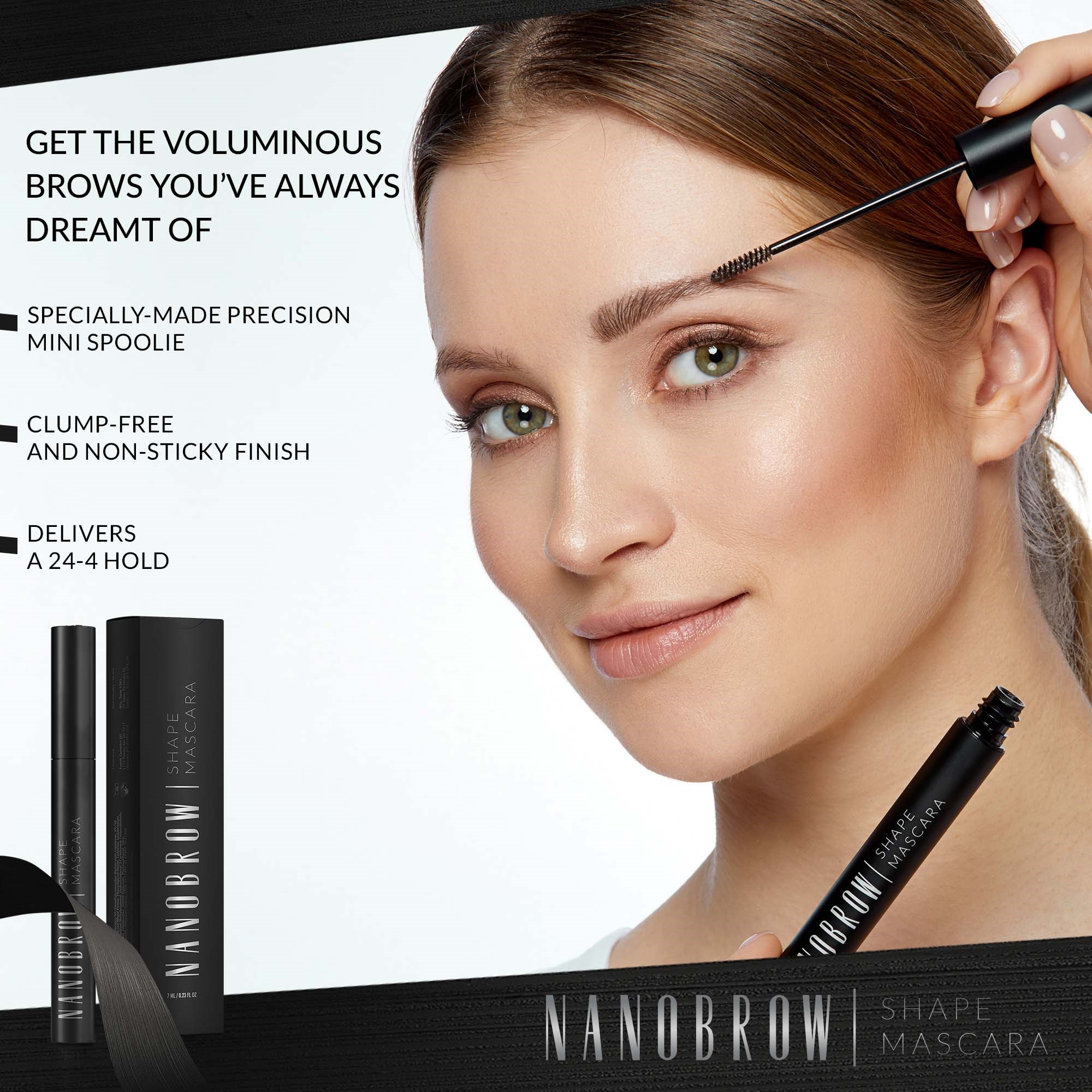 Nanobrow Shape Mascara Black (obrázok 5)