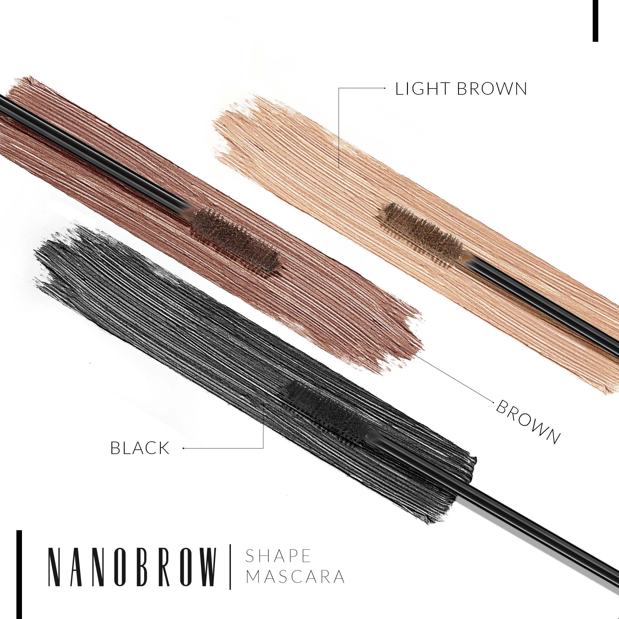 Nanobrow Shape Mascara Brown (obrázok 7)