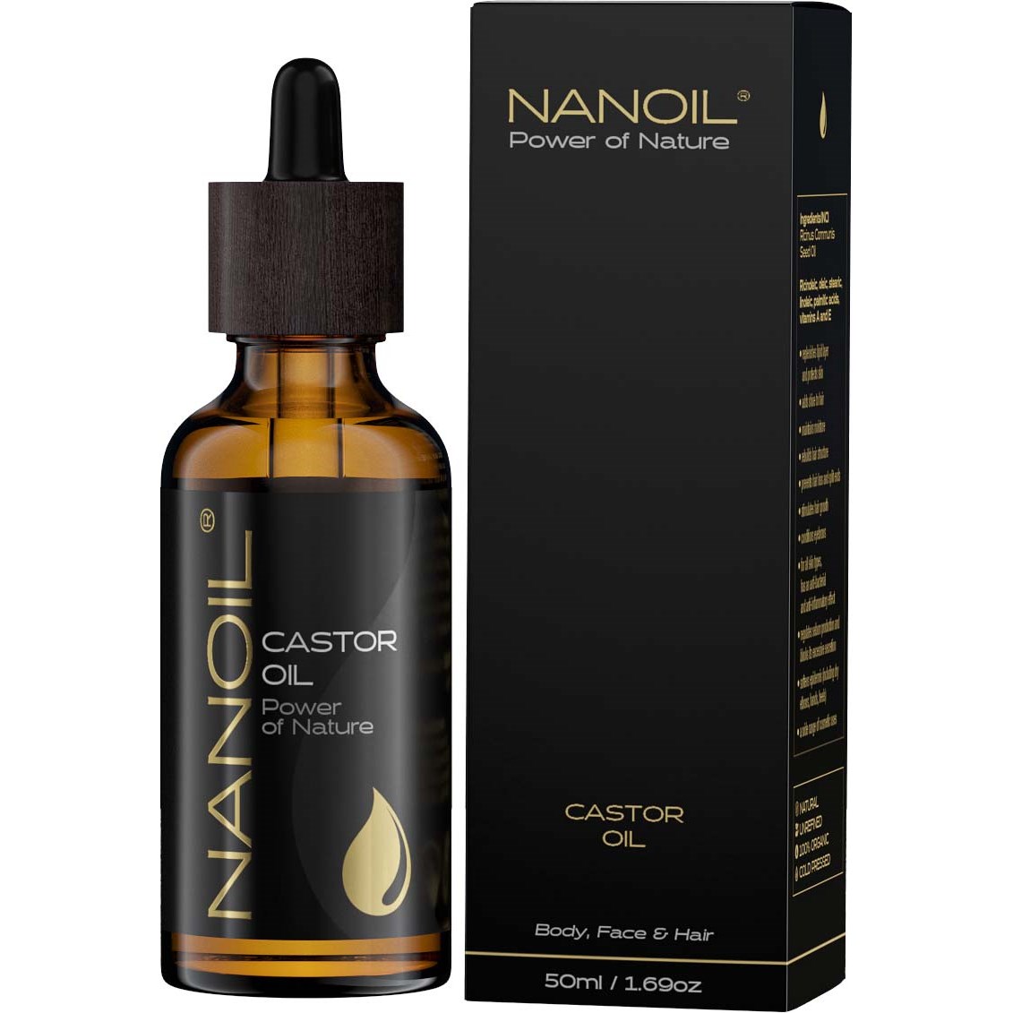 Läs mer om Nanoil Castor Oil 50 ml