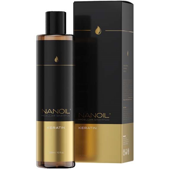 Läs mer om Nanoil Keratin Micellar Shampoo 300 ml