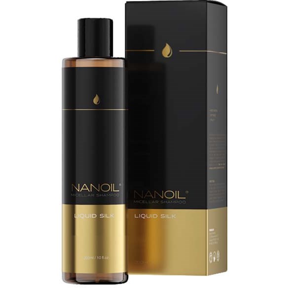 Läs mer om Nanoil Liquid Silk Micellar Shampoo 300 ml