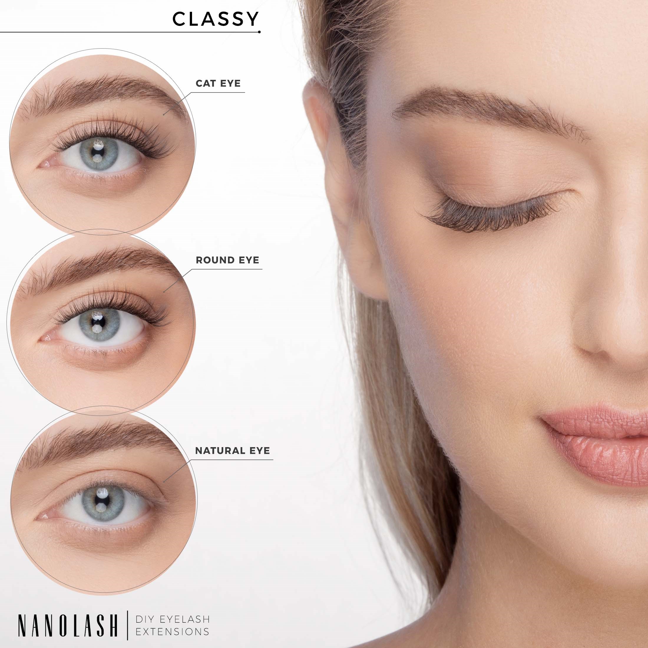 Nanolash DIY Eyelash Extensions Classy (obrázok 3)