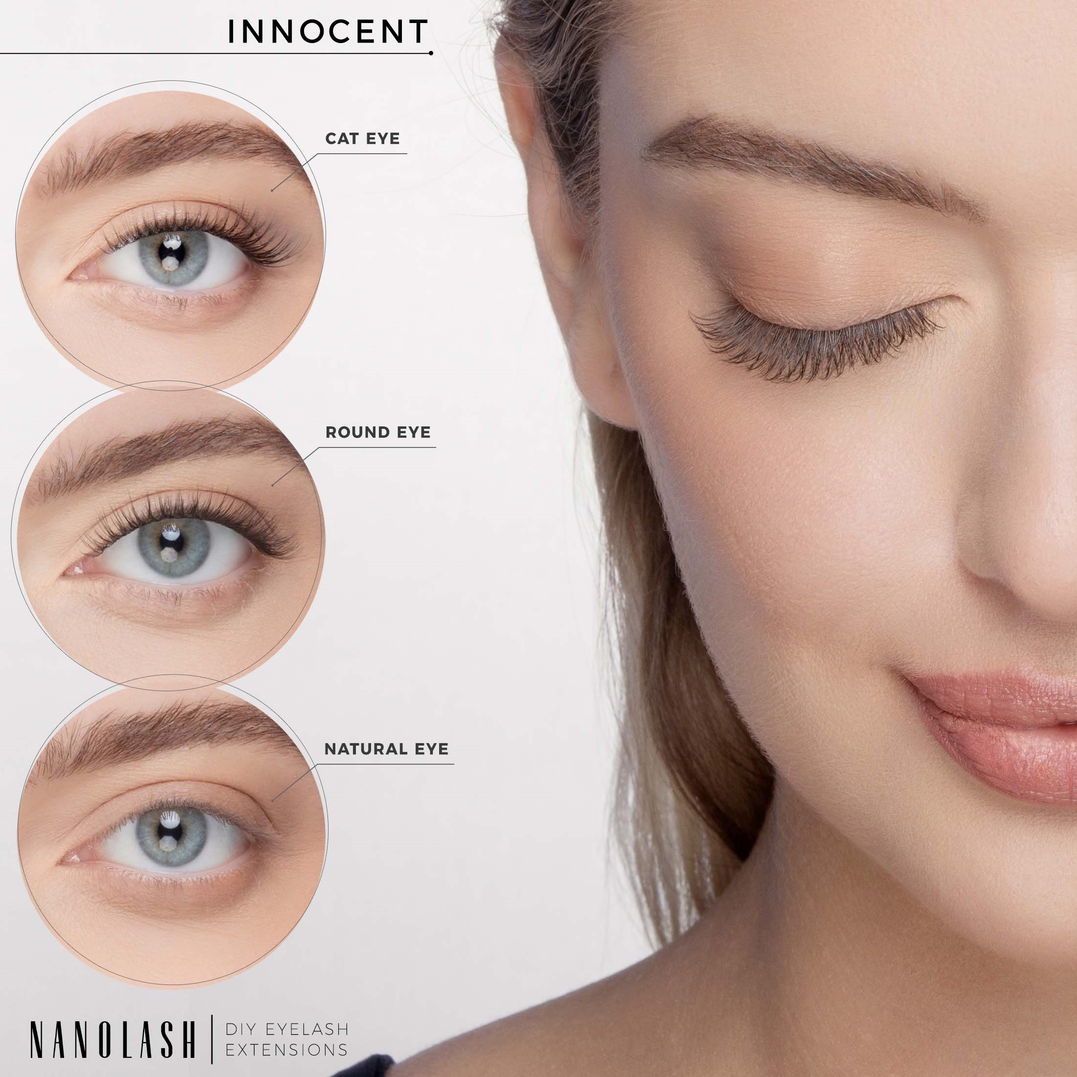 Nanolash DIY Eyelash Extensions Innocent (obrázok 3)