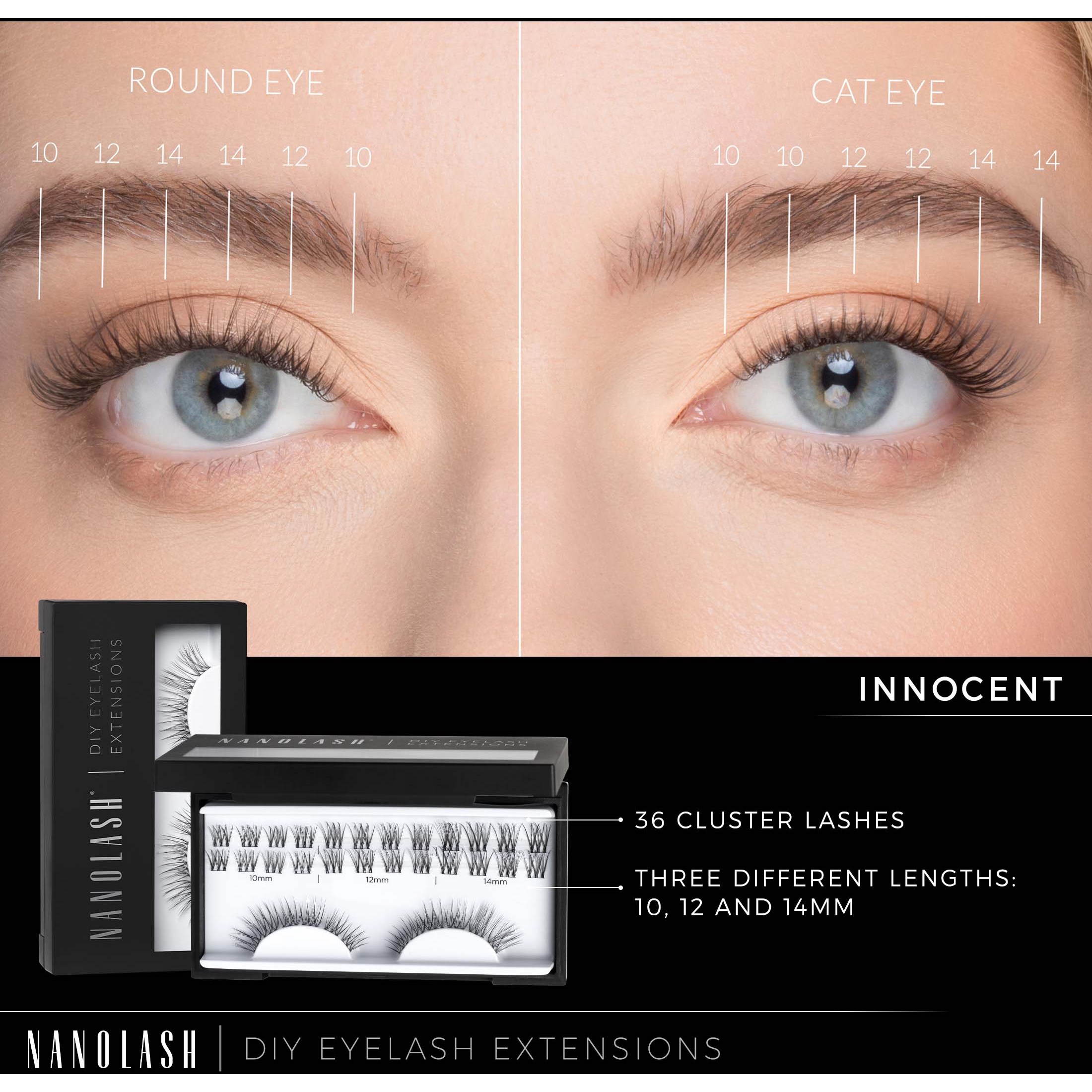 Nanolash DIY Eyelash Extensions Innocent (obrázok 4)