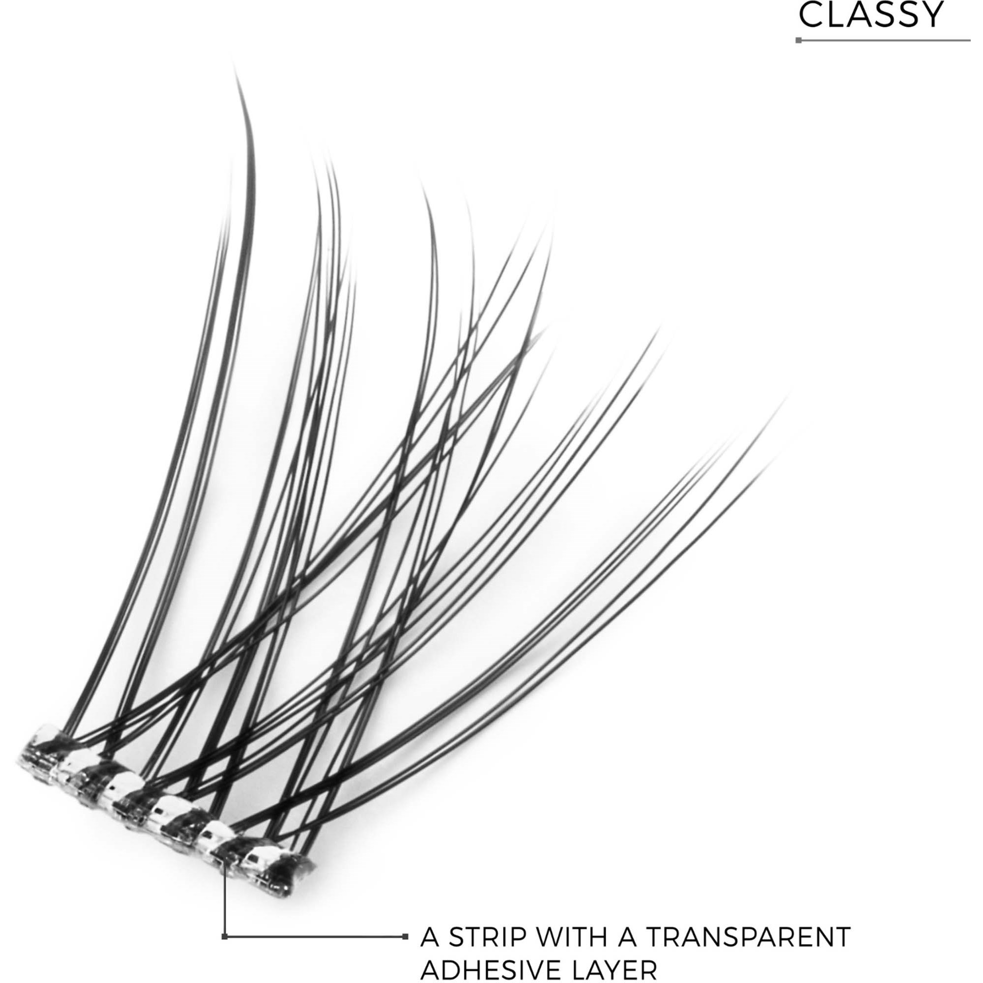Nanolash DIY eyelash extensions Stick & Go pre-glued lashes Classy (obrázok 8)