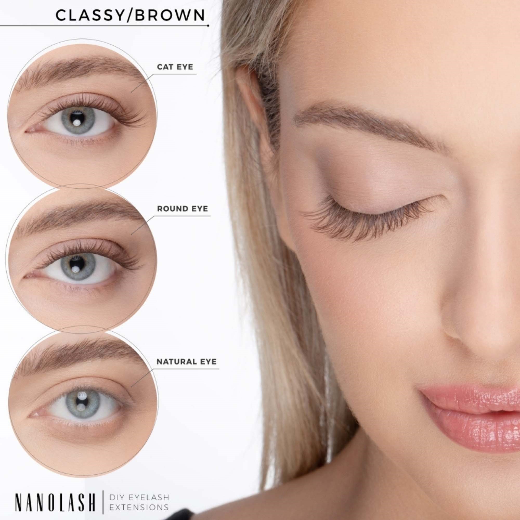 Nanolash Diy Starter Kit Brown Classy (zdjęcie 3)
