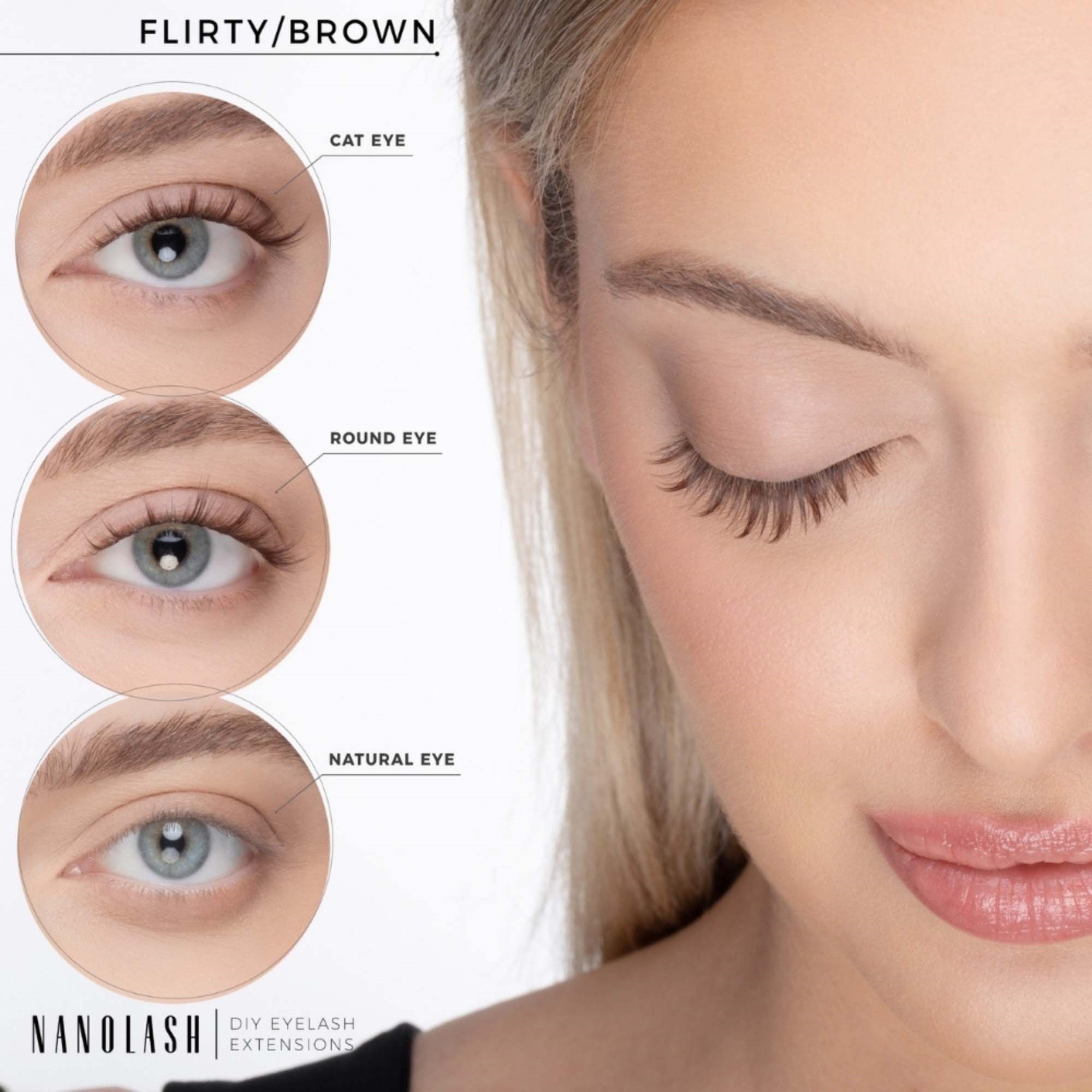 Nanolash Diy Starter Kit Brown Flirty (zdjęcie 3)