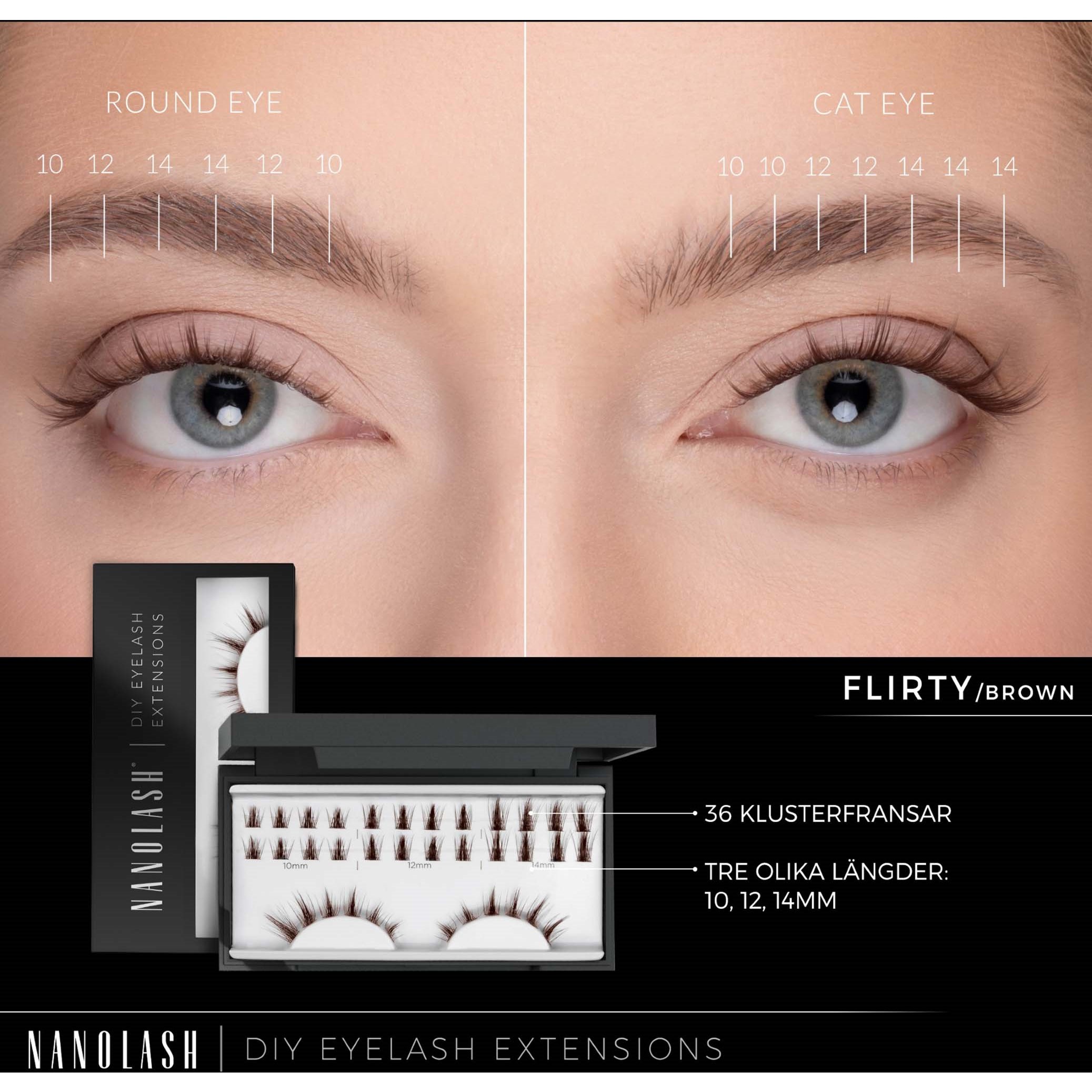 Nanolash Diy Starter Kit Brown Flirty (zdjęcie 4)