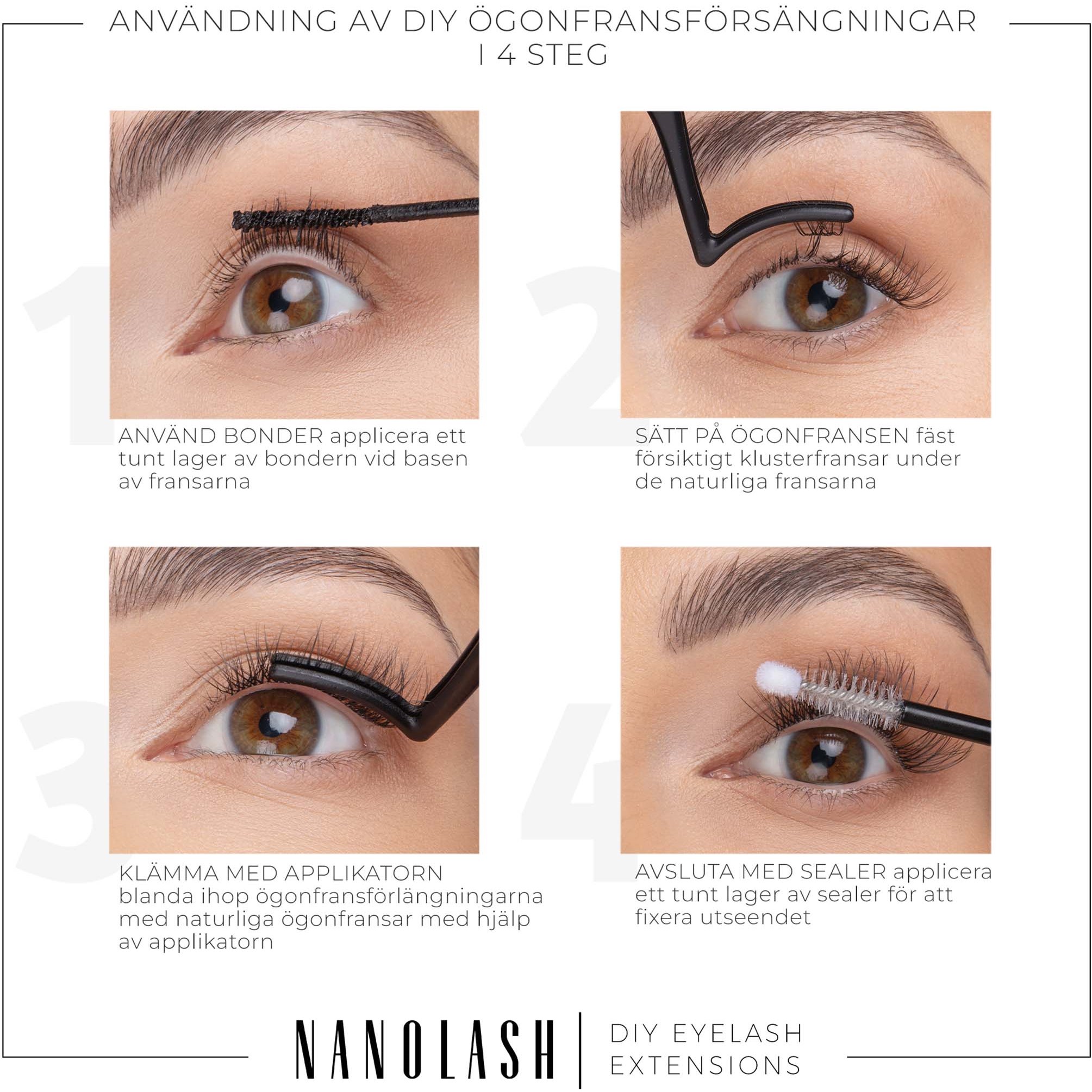 Nanolash Diy Starter Kit Brown Flirty (zdjęcie 6)